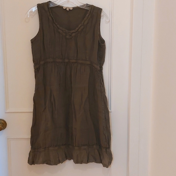 Via signoria 100% linen dress size M - Picture 1 of 4